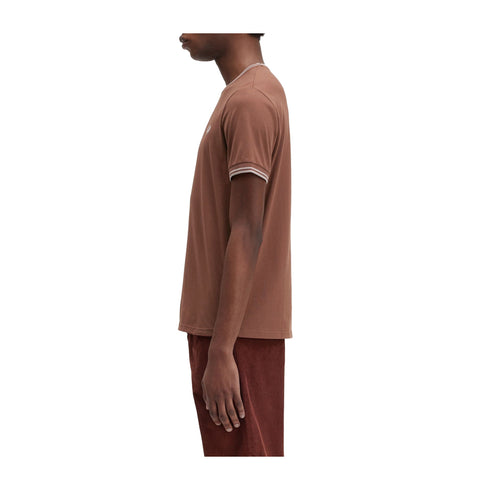 Fred Perry T-shirt T-shirt Uomo Twin Tipped a maniche corte Whisky porridge A24 - FRED PERRYM1588 - W52 - M - Francavilla Moda